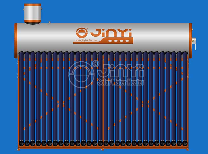 Pre-Heated Solar Water Heater Front View
