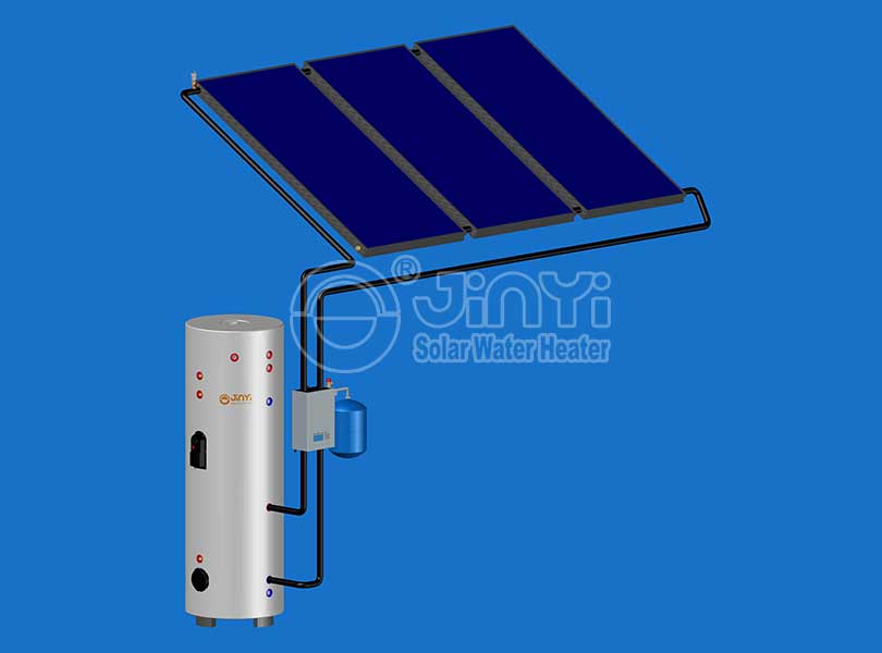 Flat Plate Solar Water Heating System