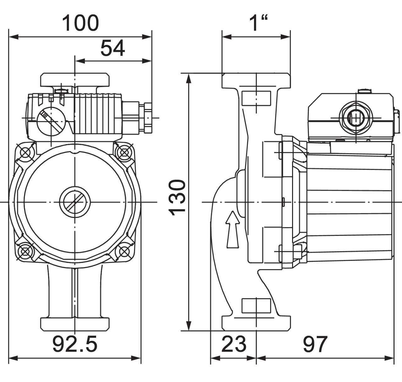 Circulating pump RS-15/6 - Jinyi Solar Water Heater